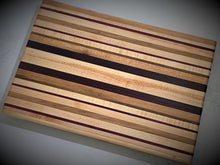 Load image into Gallery viewer, Maple with black walnut, beech, and a dash of purple heart
